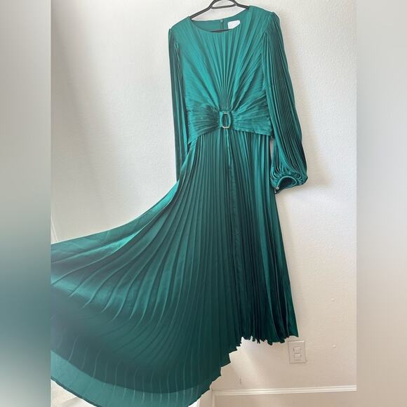 ACLER NORSEMAN MIDI DRESS MYRTLE GREEN - Picture 6 of 14